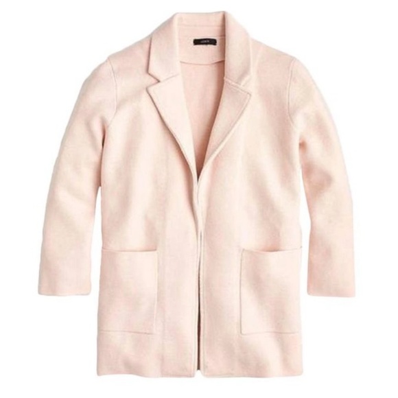 J. Crew Sophia Sweater Blazer Light Pink Blazer 3X - Picture 3 of 5